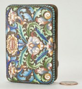 RUSSIAN ENAMEL CIGARETTE CASE,
