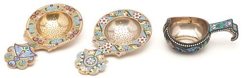 RUSSIAN ENAMEL SILVER CHARKA PLUS 2