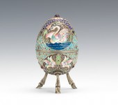 Russian Enameled Egg Makers Ha