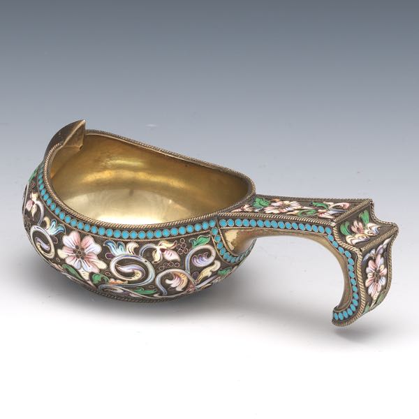 RUSSIAN EXPORT PARCEL-GILT SILVER