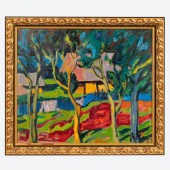 RUSSIAN FAUVIST STYLE LANDSCAP