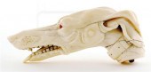 Russian figural carved ivory c