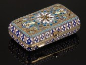 RUSSIAN GILDED SILVER & PLIQUE