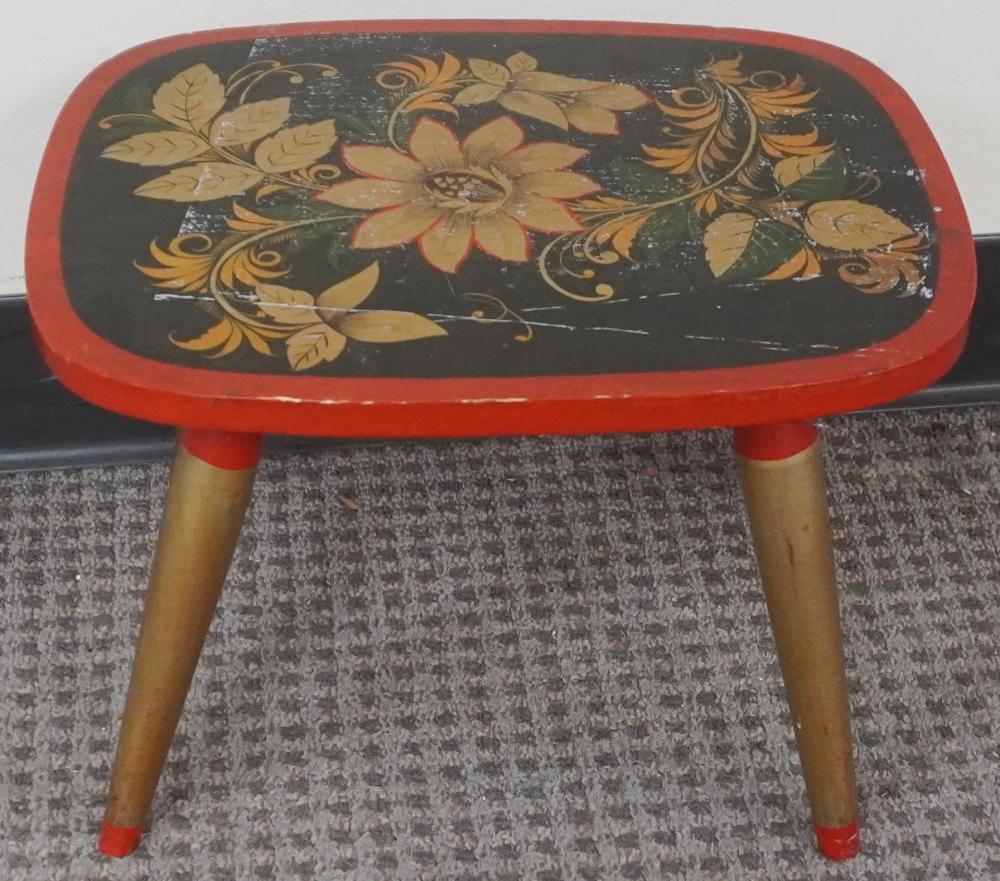 RUSSIAN GILT STENCIL DECORATED