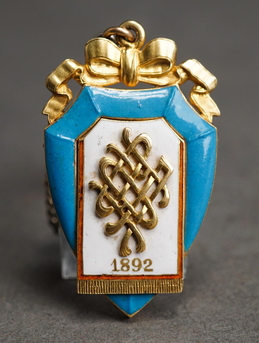 RUSSIAN GOLD AND ENAMEL PERSONAL
