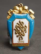 RUSSIAN GOLD AND ENAMEL PERSON