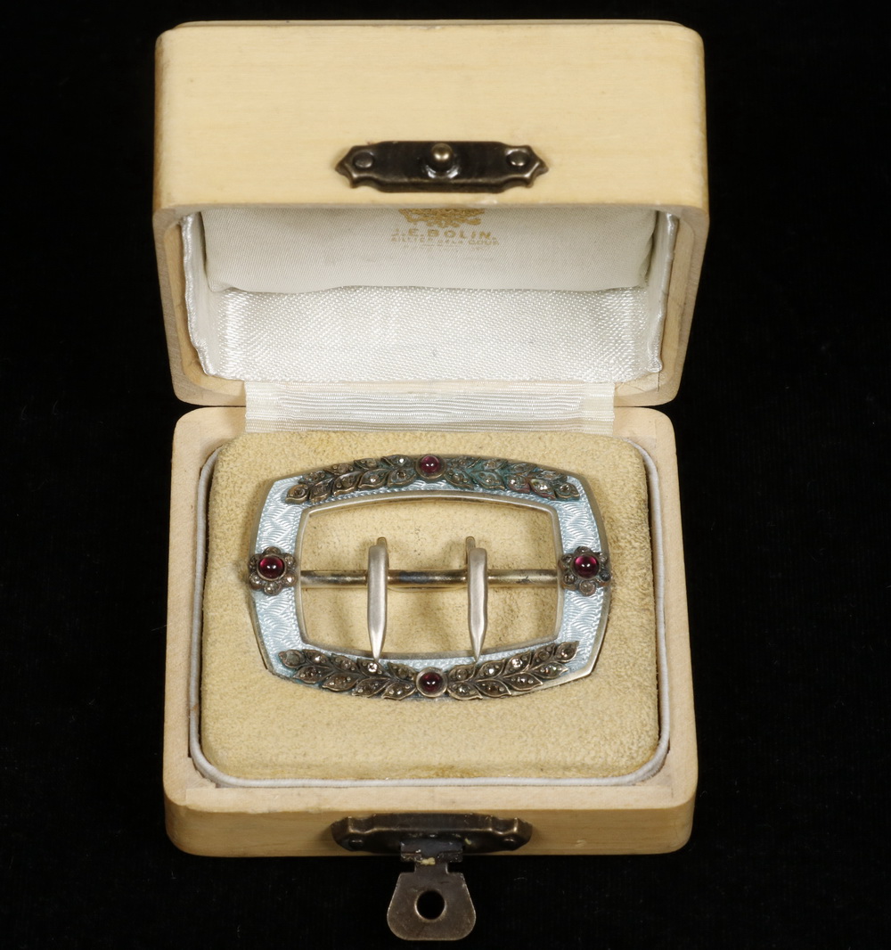 RUSSIAN GUILLOCHE ENAMELED SILVER &