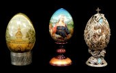 RUSSIAN HAND-PAINTED EGGS ON S