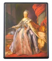 RUSSIAN HAND-PAINTED LACQUER B