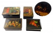 RUSSIAN HAND-PAINTED LACQUER B