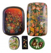 RUSSIAN HAND-PAINTED LACQUER B