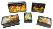 RUSSIAN HAND-PAINTED LACQUER B