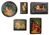 RUSSIAN HAND-PAINTED LACQUER B