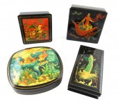 RUSSIAN HAND-PAINTED LACQUER B