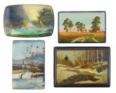 RUSSIAN HAND-PAINTED LACQUER B