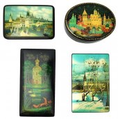 RUSSIAN HAND-PAINTED LACQUER B