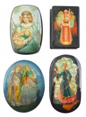 RUSSIAN HAND-PAINTED LACQUER B