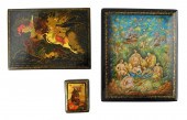 RUSSIAN HAND-PAINTED LACQUER B