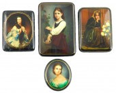 RUSSIAN HAND-PAINTED LACQUER B