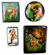 RUSSIAN HAND-PAINTED LACQUER B
