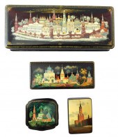 RUSSIAN HAND-PAINTED LACQUER B
