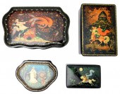 RUSSIAN HAND-PAINTED LACQUER B