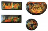 RUSSIAN HAND-PAINTED LACQUER B