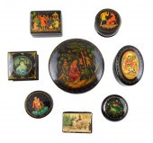 RUSSIAN HAND-PAINTED LACQUER B