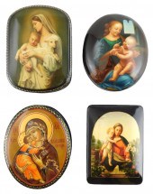 RUSSIAN HAND-PAINTED LACQUER B