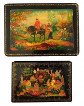 RUSSIAN HAND-PAINTED LACQUER B