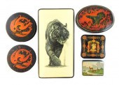 RUSSIAN HAND-PAINTED LACQUER B