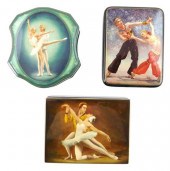 RUSSIAN HAND-PAINTED LACQUER B