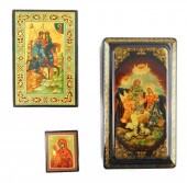 RUSSIAN HAND-PAINTED LACQUER B