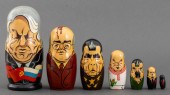 RUSSIAN HAND PAINTED MATRYOSHK