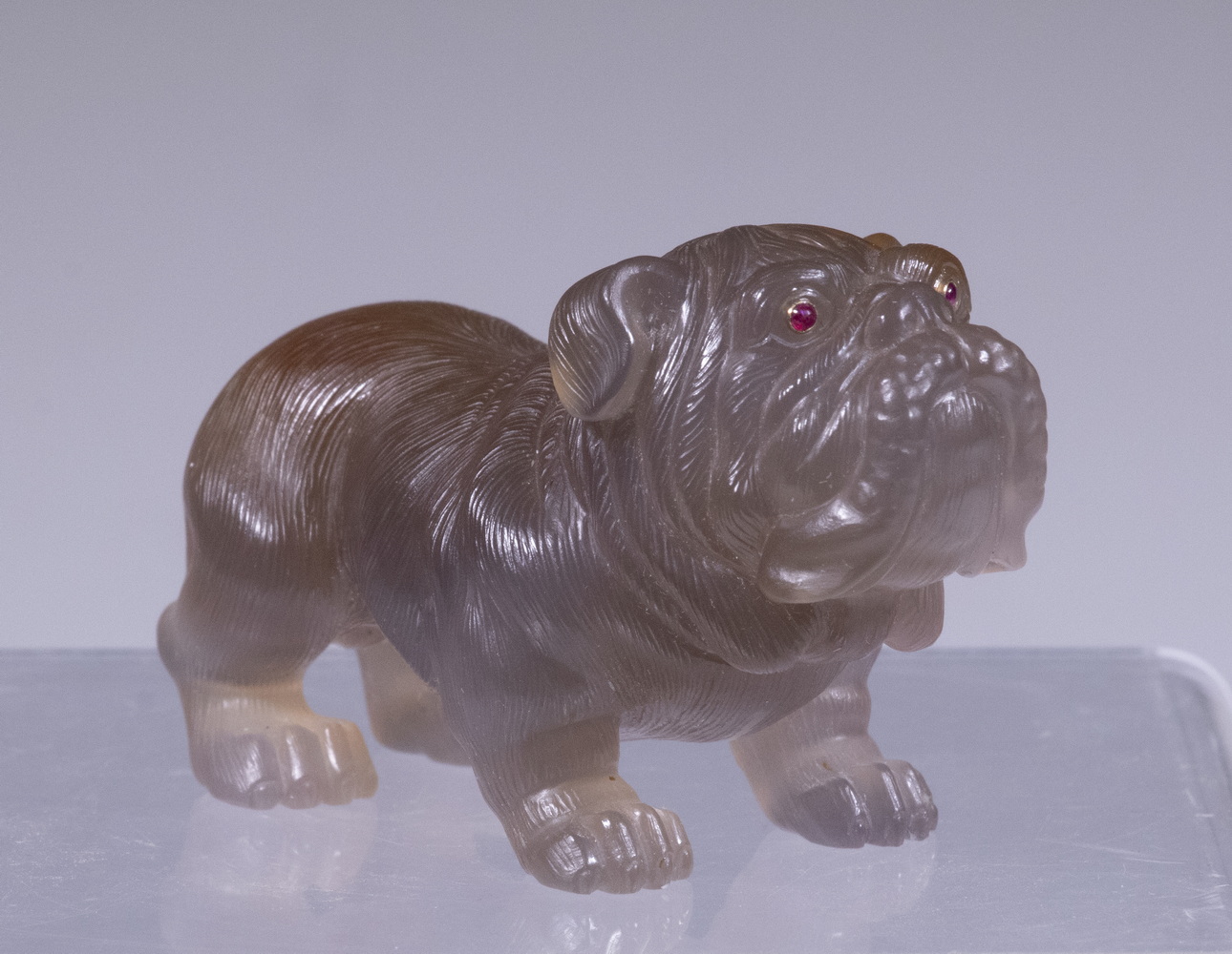 RUSSIAN HARDSTONE CARVING OF