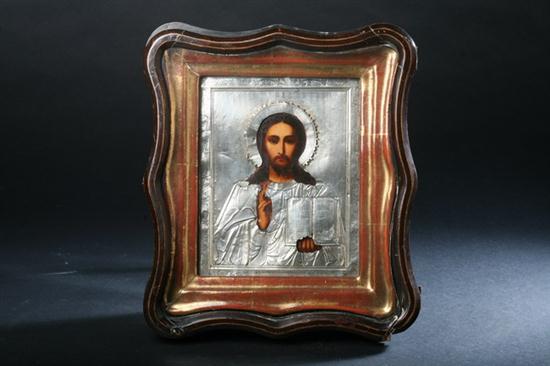 RUSSIAN ICON CHRIST PANTOCRATOR. A*