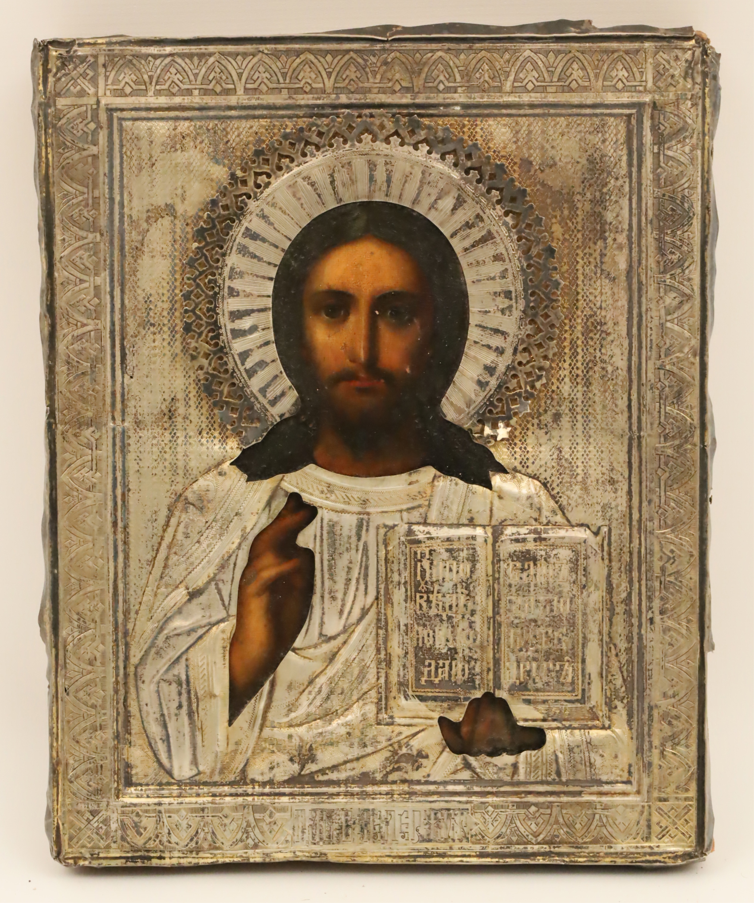 RUSSIAN ICON, CHRIST PANTOCRATOR