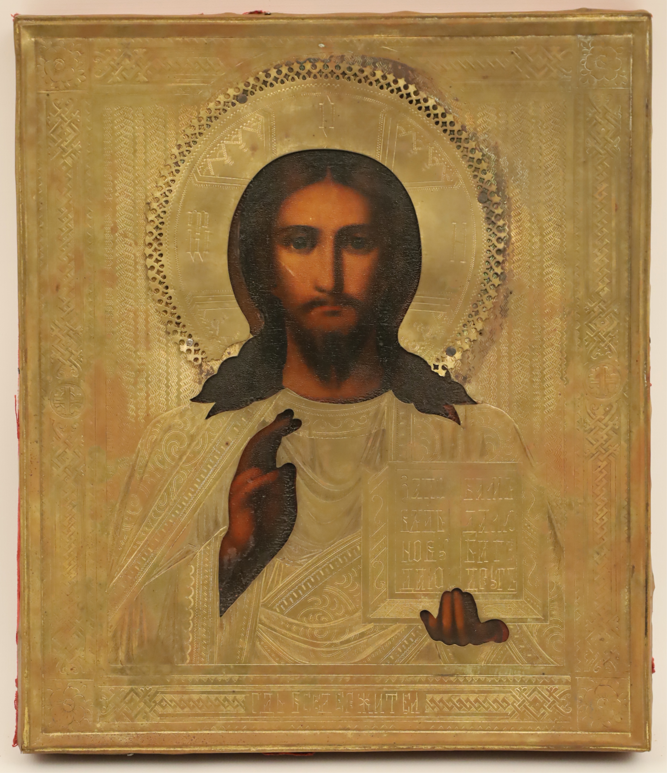 RUSSIAN ICON, CHRIST PANTOCRATOR