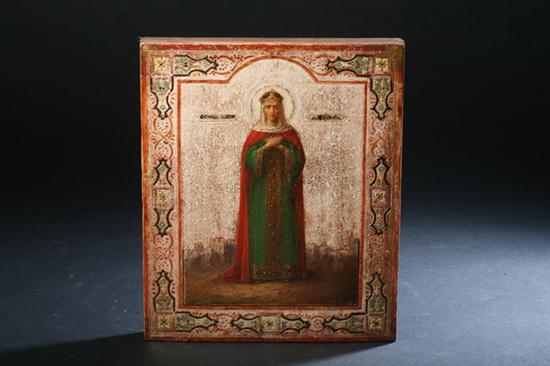 RUSSIAN ICON CZARINA ELENA late