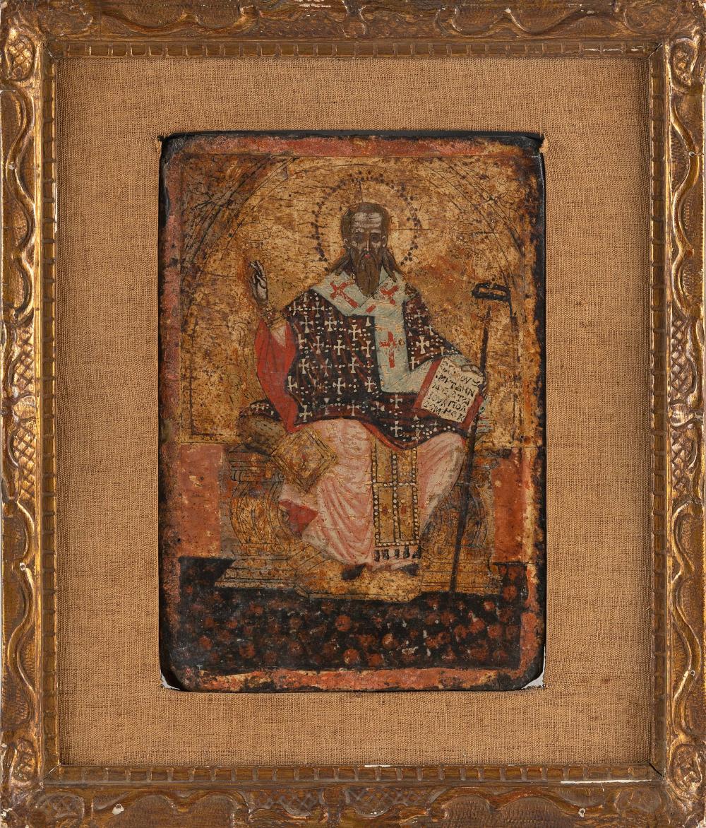RUSSIAN ICON DEPICTING ST. NICHOLAS