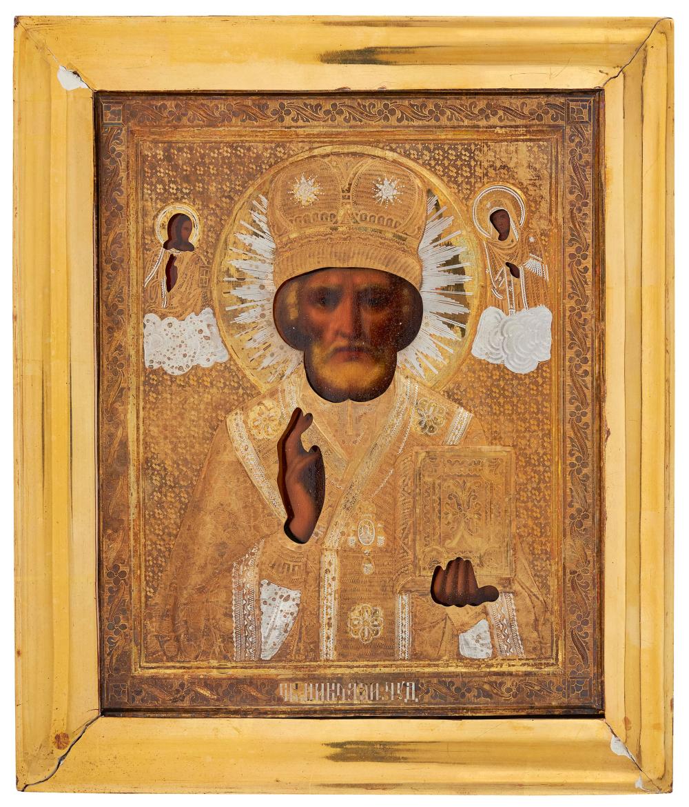 RUSSIAN ICON DEPICTING ST. NICHOLAS
