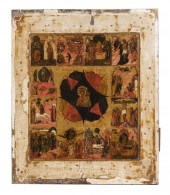 RUSSIAN ICON, LATE 17TH C. "Ic