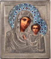 RUSSIAN ICON, MARY AND THE BAB