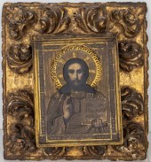 RUSSIAN ICON OF CHRIST PANTOCR