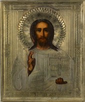 RUSSIAN ICON OF CHRIST PANTOCR