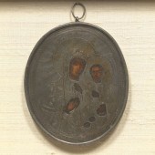 RUSSIAN ICON OF MADONNA AND CH