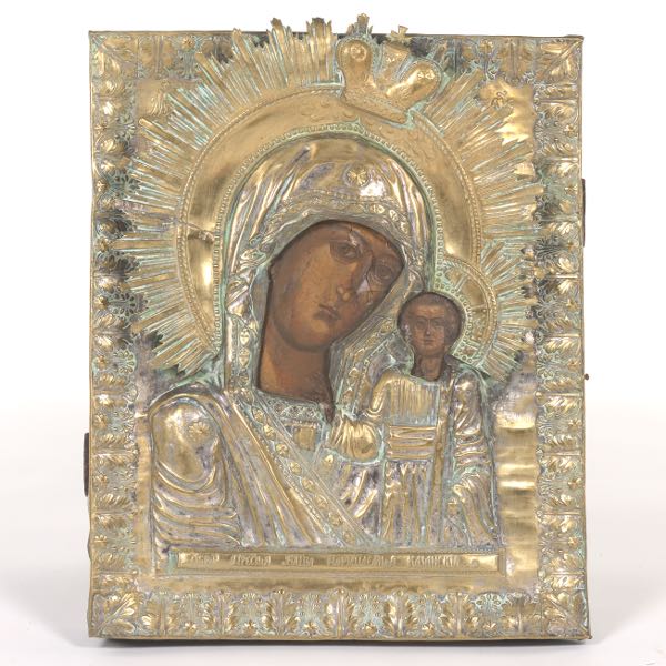 RUSSIAN ICON OF OUR LADY OF KAZAN