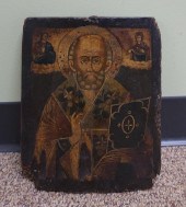 RUSSIAN ICON OF SAINT NICOLAS,