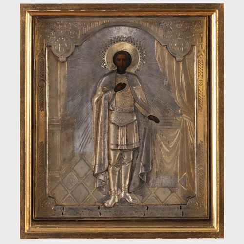 RUSSIAN ICON OF SAINT PRINCE