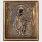 RUSSIAN ICON OF SAINT PRINCE A